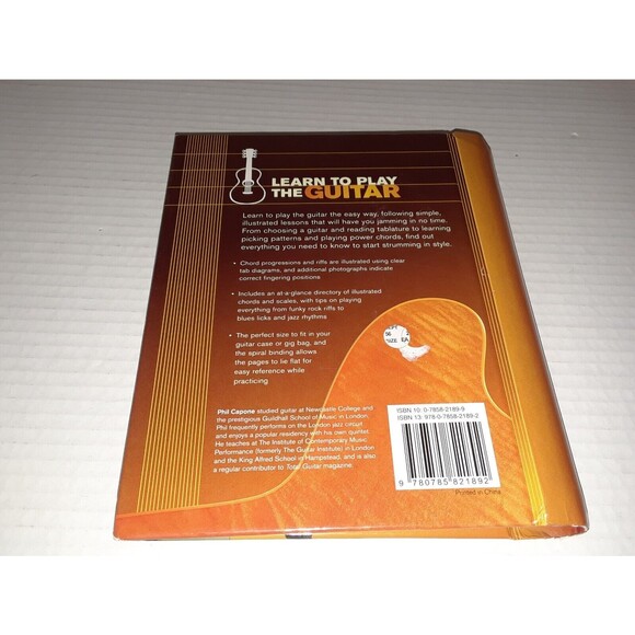 Learn to Play the Guitar by Phil Capone (Mixed Media, 2007) CD included - Picture 2 of 14